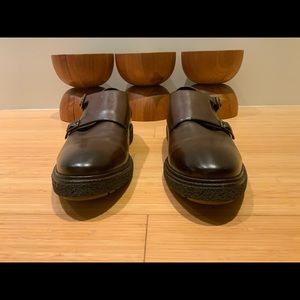 Base London double monk strap loafer